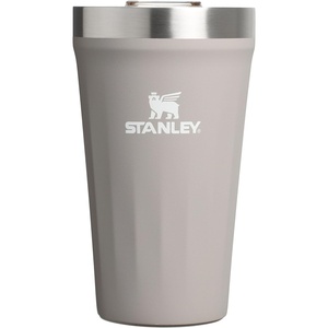 STANLEY Everyday Tumbler | Press Fit Drink Through Lid | Beverage, Coffee, and Cocktail Cup | Insulated Stainless Steel Wine Glass | BPA-Free(Ash)