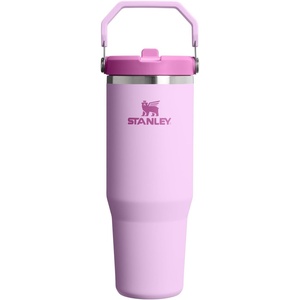 STANLEY IceFlow 2.0 Flip Straw Tumbler, 30 oz, Chili Red | Easy Carry Handle | Twist On Lid and Flip Up Straw | Leak Resistant Water Bottle | Insulated Stainless Steel | BPA-Free(Soft Orchid)