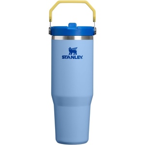 STANLEY IceFlow 2.0 Flip Straw Tumbler, 30 oz, Chili Red | Easy Carry Handle | Twist On Lid and Flip Up Straw | Leak Resistant Water Bottle | Insulated Stainless Steel | BPA-Free(Cornflower Admiral Blue)