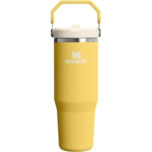 STANLEY IceFlow 2.0 Flip Straw Tumbler, 30 oz, Chili Red | Easy Carry Handle | Twist On Lid and Flip Up Straw | Leak Resistant Water Bottle | Insulated Stainless Steel | BPA-Free(Daffodil)