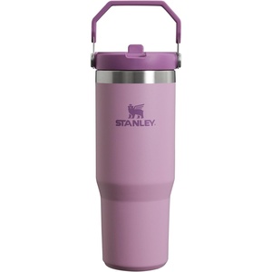 STANLEY IceFlow 2.0 Flip Straw Tumbler, 30 oz, Chili Red | Easy Carry Handle | Twist On Lid and Flip Up Straw | Leak Resistant Water Bottle | Insulated Stainless Steel | BPA-Free(Lilac)