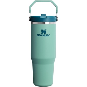 STANLEY IceFlow 2.0 Flip Straw Tumbler, 30 oz, Chili Red | Easy Carry Handle | Twist On Lid and Flip Up Straw | Leak Resistant Water Bottle | Insulated Stainless Steel | BPA-Free(Spring Green)