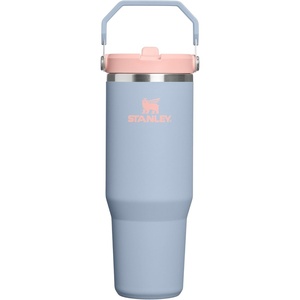STANLEY IceFlow 2.0 Flip Straw Tumbler, 30 oz, Chili Red | Easy Carry Handle | Twist On Lid and Flip Up Straw | Leak Resistant Water Bottle | Insulated Stainless Steel | BPA-Free(Blue Dream)
