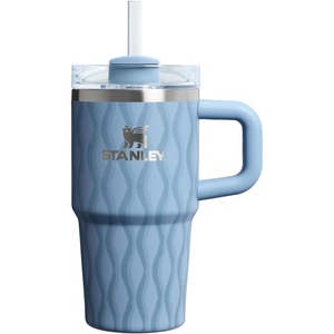STANLEY Quencher H2.0 Flow State Tumbler, 30 oz, Chili Red | Handle and Straw | 3-Position Lid | Cup Holder Compatible for Travel | Insulated Stainless Steel Cup | BPA-Free(Slate Blue Drift)