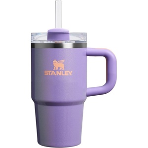 STANLEY Quencher H2.0 Flow State Tumbler, 30 oz, Chili Red | Handle and Straw | 3-Position Lid | Cup Holder Compatible for Travel | Insulated Stainless Steel Cup | BPA-Free(Periwinkle Shimmer)