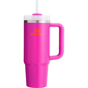 STANLEY Quencher H2.0 Flow State Tumbler, 30 oz, Chili Red | Handle and Straw | 3-Position Lid | Cup Holder Compatible for Travel | Insulated Stainless Steel Cup | BPA-Free(Vivid Violet)