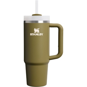 STANLEY Quencher H2.0 Flow State Tumbler, 30 oz, Chili Red | Handle and Straw | 3-Position Lid | Cup Holder Compatible for Travel | Insulated Stainless Steel Cup | BPA-Free(Thyme)