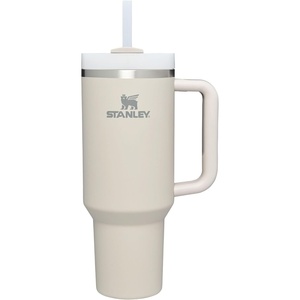STANLEY Quencher H2.0 Flow State Tumbler, 30 oz, Chili Red | Handle and Straw | 3-Position Lid | Cup Holder Compatible for Travel | Insulated Stainless Steel Cup | BPA-Free(Dune)