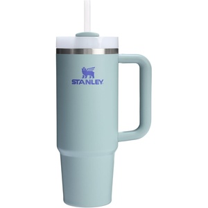 STANLEY Quencher H2.0 Flow State Tumbler, 30 oz, Chili Red | Handle and Straw | 3-Position Lid | Cup Holder Compatible for Travel | Insulated Stainless Steel Cup | BPA-Free(Exclusive Blue Cactus)