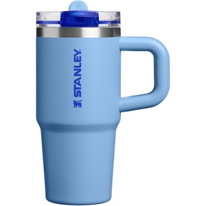 STANLEY Quencher ProTour Flipstraw Tumbler, 20 oz, Chili Black | Built-In Straw & Handle | Cupholder Compatible for Travel | Leakproof Insulated Stainless Steel Cup | BPA-Free(Blue Sky)