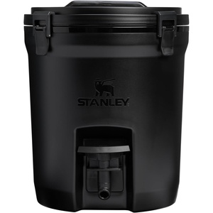 Stanley Adventure Fast Flow Water Jug | Leakproof Ice Water Dispenser | Insulated Beverage Cooler | Easy Pour Spigot and Latched Foam Lid | BPA-Free(Black 2.0)