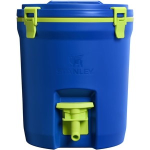 Stanley Adventure Fast Flow Water Jug | Leakproof Ice Water Dispenser | Insulated Beverage Cooler | Easy Pour Spigot and Latched Foam Lid | BPA-Free(Cobalt Chartreuse)