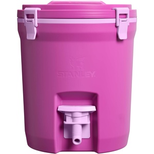 Stanley Adventure Fast Flow Water Jug | Leakproof Ice Water Dispenser | Insulated Beverage Cooler | Easy Pour Spigot and Latched Foam Lid | BPA-Free(Dark Blossom)