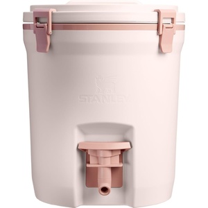 Stanley Adventure Fast Flow Water Jug | Leakproof Ice Water Dispenser | Insulated Beverage Cooler | Easy Pour Spigot and Latched Foam Lid | BPA-Free(Rose Quartz)