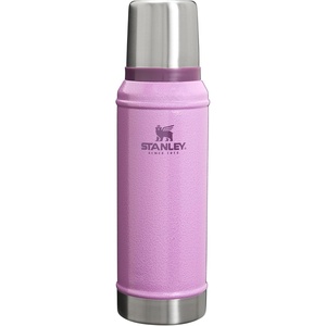 Stanley Classic Legendary Vacuum Bottle 20 oz | Wide Mouth with Leakproof Cup Lid | Keep Drinks Hot or Cold | Packable for Travel | Insulated Stainless Steel Thermal Bottle | BPA-Free | Black 2.0(Hammertone Lilac)