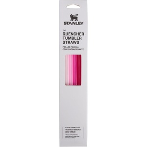 Stanley Quencher Tumbler Straws | Reusable Replacement Straws for Tumbler with Handle | Stainless Steel Drinking Cup Accessory | BPA-Free(Pink Multi Pack)