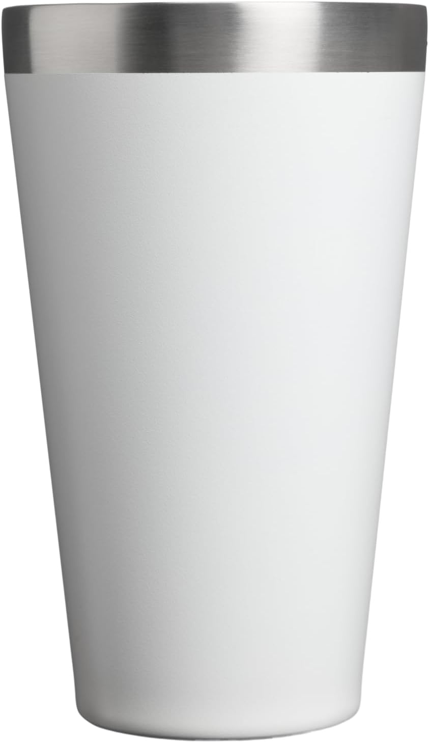 image:imageSTANLEY Adventure Stacking Beer Pint Glass Stackable Drinking Cup for Cold Beverages Dishwasher Safe Insulated Stainless Steel Tumbler BPAFreeTeam White Dark Blue