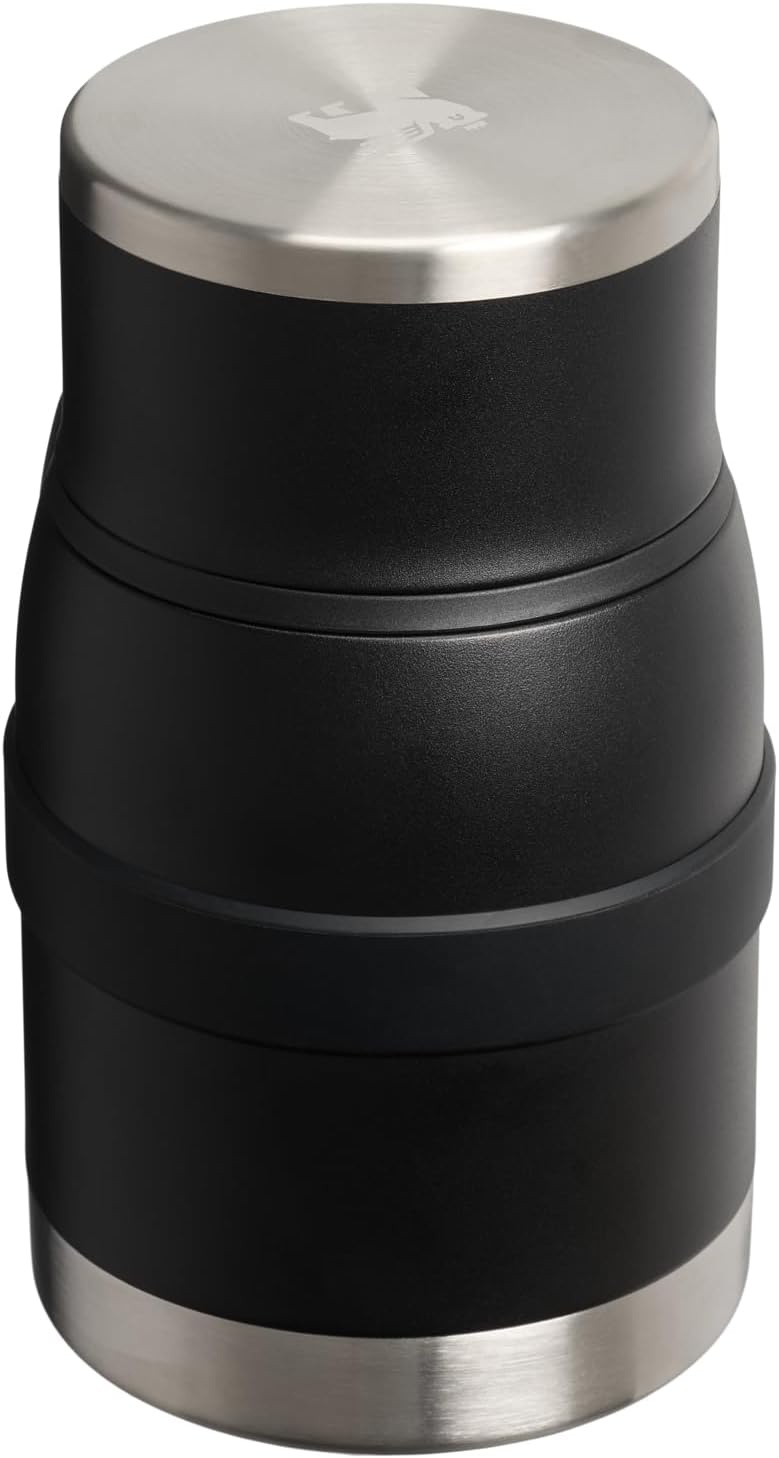 image:imageSTANLEY Adventure ToGo Food Jar and Spork 24 oz Vacuum Insulated Food Container Wide Mouth Screw On Lid Packable for Travel Stainless Steel with Leakproof Lid BPAFree Spring GreenBlack 20