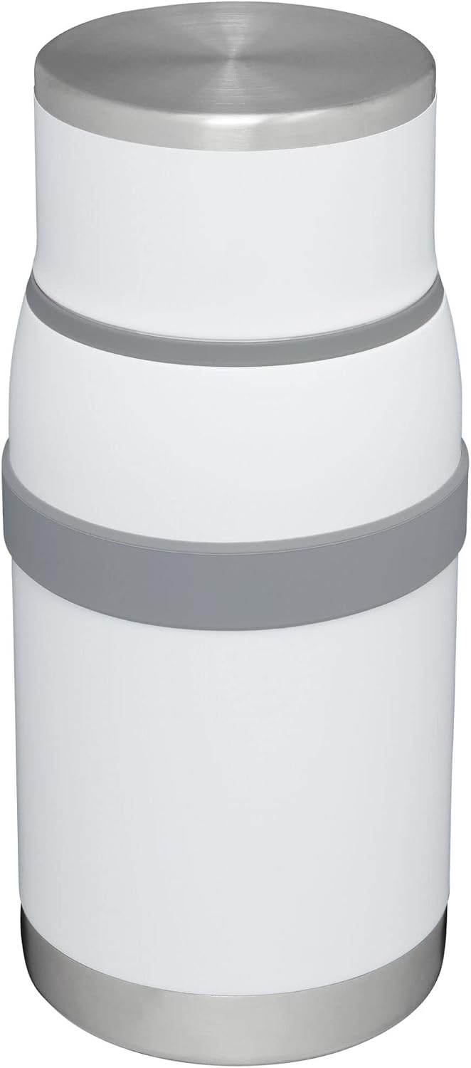 image:imageSTANLEY Adventure ToGo Food Jar and Spork 24 oz Vacuum Insulated Food Container Wide Mouth Screw On Lid Packable for Travel Stainless Steel with Leakproof Lid BPAFree Spring GreenPolar