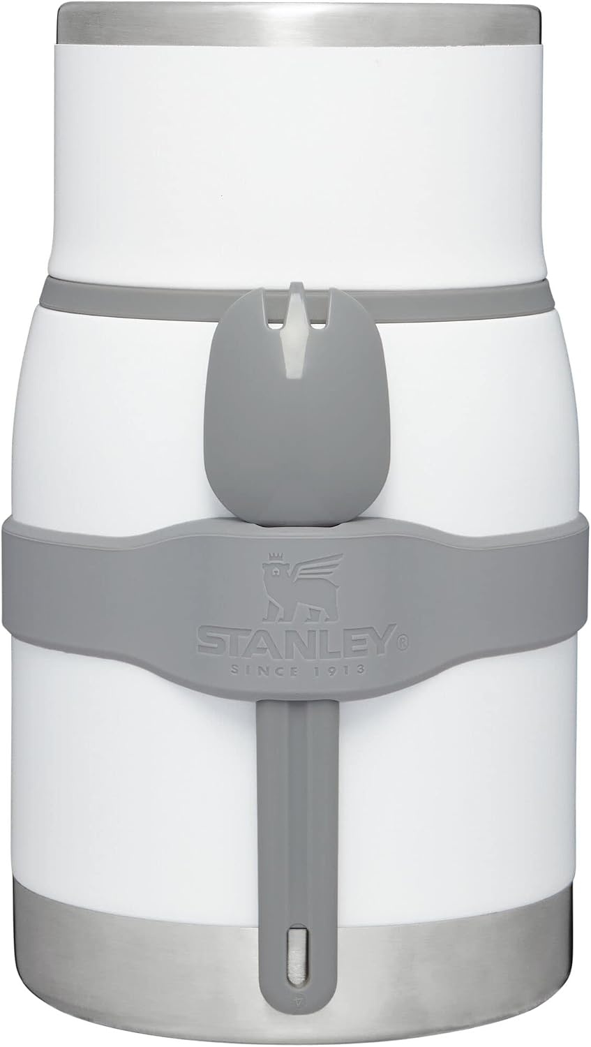 image:imageSTANLEY Adventure ToGo Food Jar and Spork 24 oz Vacuum Insulated Food Container Wide Mouth Screw On Lid Packable for Travel Stainless Steel with Leakproof Lid BPAFree Spring GreenPolar