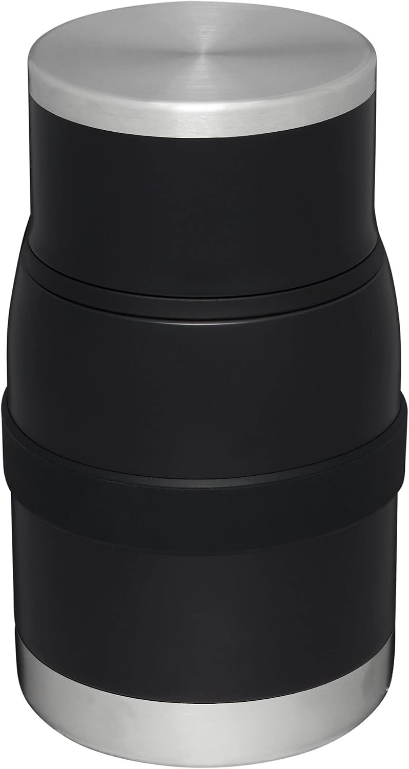 image:imageSTANLEY Adventure ToGo Food Jar and Spork 24 oz Vacuum Insulated Food Container Wide Mouth Screw On Lid Packable for Travel Stainless Steel with Leakproof Lid BPAFree Spring GreenBlack Glow