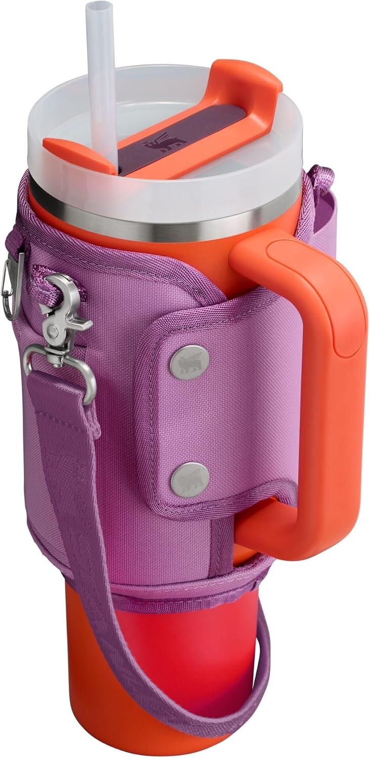 image:imageSTANLEY All Day Quencher Carry All for 40 oz Tumbler with Handle Crossbody Bag with Phone Holder Pocket Card Sleeve amp Detachable Strap Water Bottle Carrier Bag BPAFree MistLilac