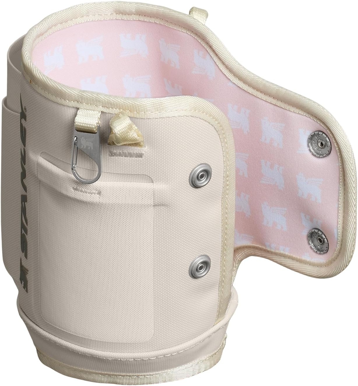 image:imageSTANLEY All Day Quencher Carry All for 40 oz Tumbler with Handle Crossbody Bag with Phone Holder Pocket Card Sleeve amp Detachable Strap Water Bottle Carrier Bag BPAFree MistCream
