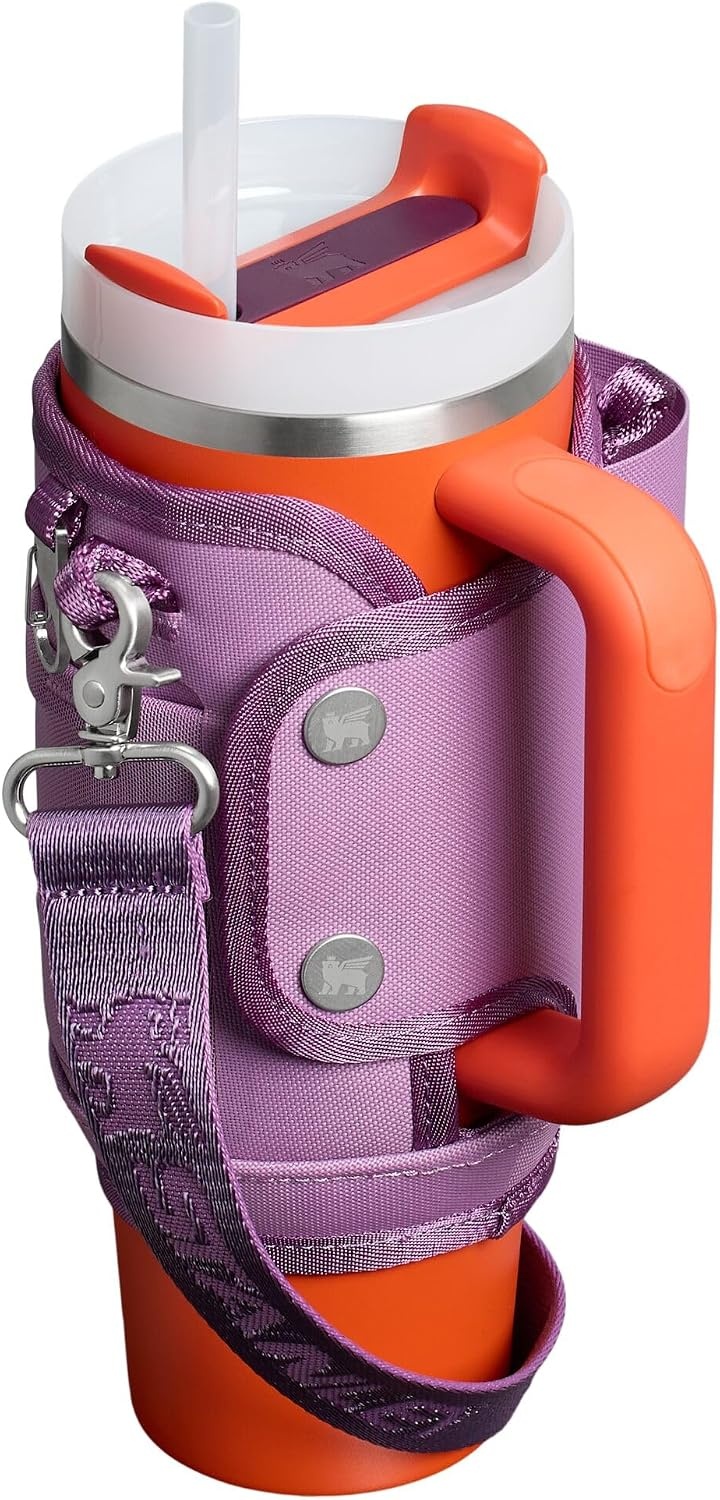 image:imageSTANLEY All Day Quencher Carry All for 40 oz Tumbler with Handle Crossbody Bag with Phone Holder Pocket Card Sleeve amp Detachable Strap Water Bottle Carrier Bag BPAFree MistLilac
