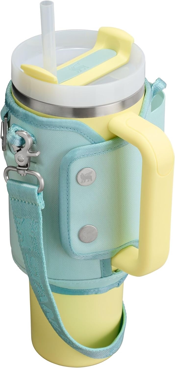 image:imageSTANLEY All Day Quencher Carry All for 40 oz Tumbler with Handle Crossbody Bag with Phone Holder Pocket Card Sleeve amp Detachable Strap Water Bottle Carrier Bag BPAFree MistMist