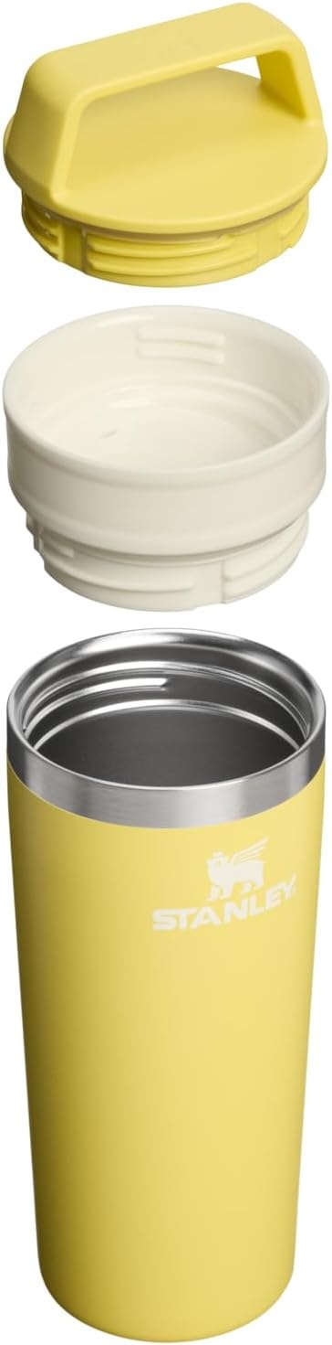 image:imageSTANLEY Cafe To Go Travel Mug 20 oz Leakproof TwoPart Drink Through Lid Tumbler Cup for Coffee Tea and Drinks Insulated Stainless Steel Coffee Mug BPAFree DaffodilDaffodil