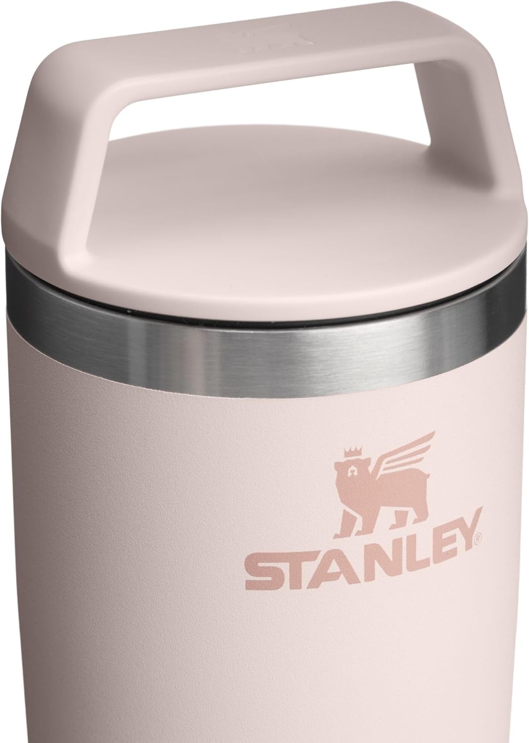 image:imageSTANLEY Cafe To Go Travel Mug 20 oz Leakproof TwoPart Drink Through Lid Tumbler Cup for Coffee Tea and Drinks Insulated Stainless Steel Coffee Mug BPAFree DaffodilRose Quartz