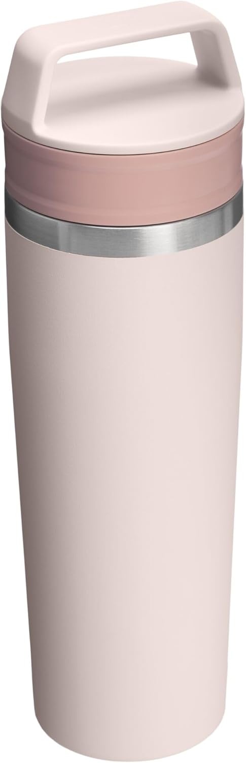 image:imageSTANLEY Cafe To Go Travel Mug 20 oz Leakproof TwoPart Drink Through Lid Tumbler Cup for Coffee Tea and Drinks Insulated Stainless Steel Coffee Mug BPAFree DaffodilRose Quartz