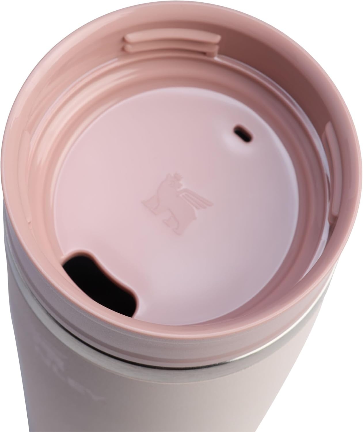 image:imageSTANLEY Cafe To Go Travel Mug 20 oz Leakproof TwoPart Drink Through Lid Tumbler Cup for Coffee Tea and Drinks Insulated Stainless Steel Coffee Mug BPAFree DaffodilRose Quartz