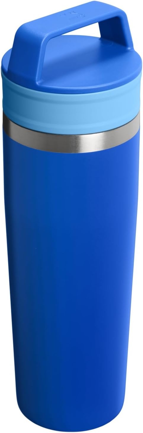 image:imageSTANLEY Cafe To Go Travel Mug 20 oz Leakproof TwoPart Drink Through Lid Tumbler Cup for Coffee Tea and Drinks Insulated Stainless Steel Coffee Mug BPAFree DaffodilCobalt