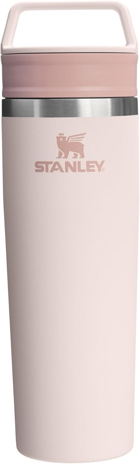 image:imageSTANLEY Cafe To Go Travel Mug 20 oz Leakproof TwoPart Drink Through Lid Tumbler Cup for Coffee Tea and Drinks Insulated Stainless Steel Coffee Mug BPAFree DaffodilRose Quartz