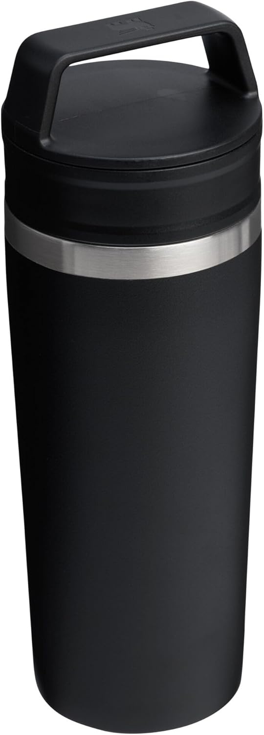 image:imageSTANLEY Cafe To Go Travel Mug 20 oz Leakproof TwoPart Drink Through Lid Tumbler Cup for Coffee Tea and Drinks Insulated Stainless Steel Coffee Mug BPAFree DaffodilBlack 20