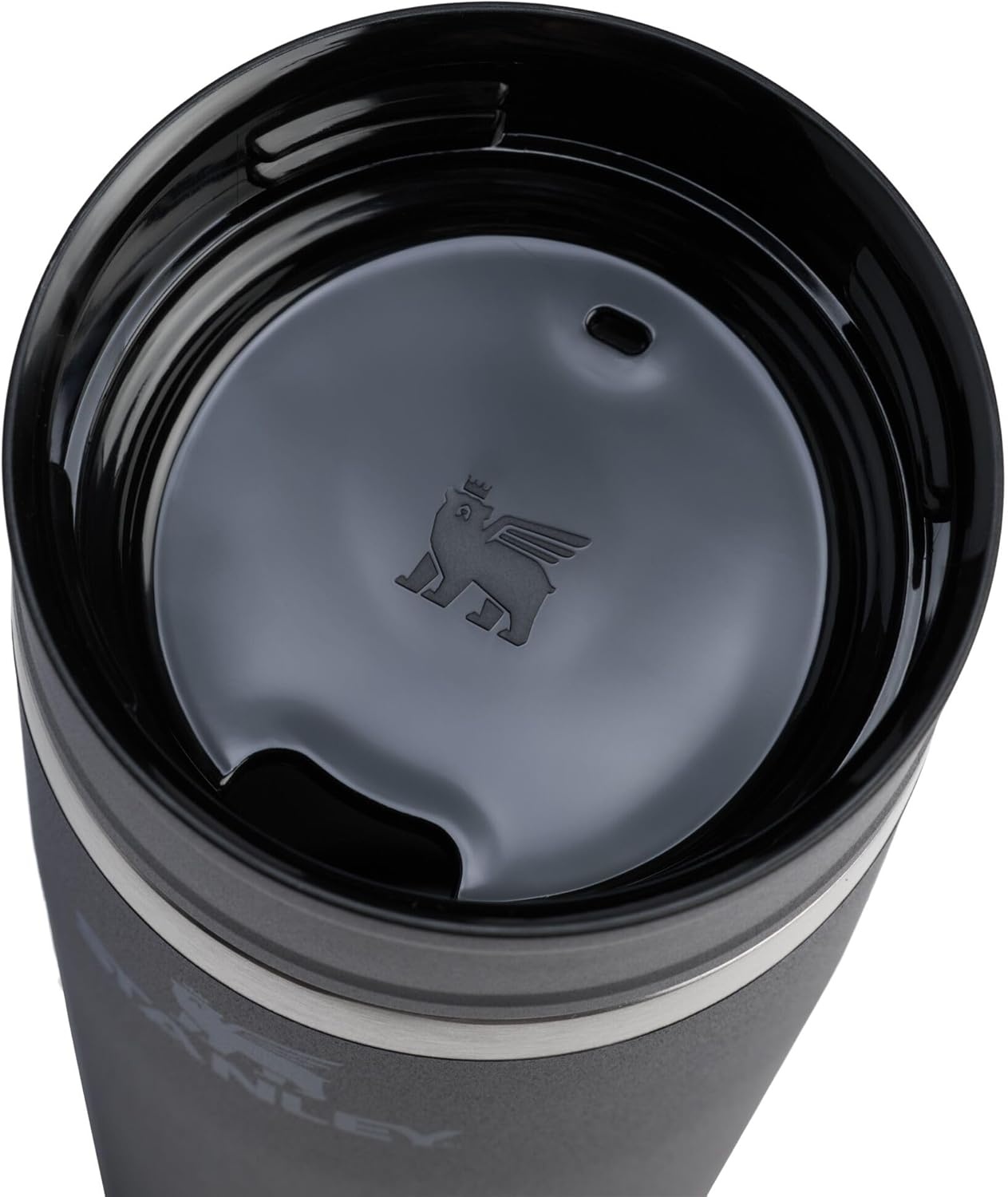 image:imageSTANLEY Cafe To Go Travel Mug 20 oz Leakproof TwoPart Drink Through Lid Tumbler Cup for Coffee Tea and Drinks Insulated Stainless Steel Coffee Mug BPAFree DaffodilBlack 20