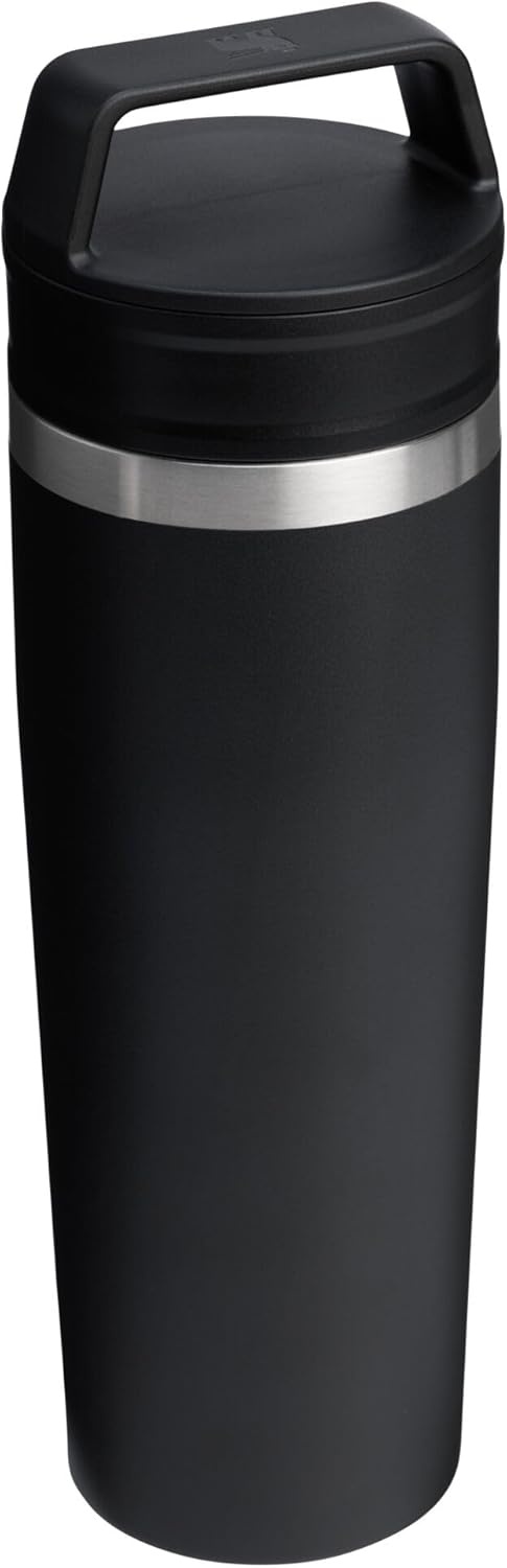 image:imageSTANLEY Cafe To Go Travel Mug 20 oz Leakproof TwoPart Drink Through Lid Tumbler Cup for Coffee Tea and Drinks Insulated Stainless Steel Coffee Mug BPAFree DaffodilBlack 20