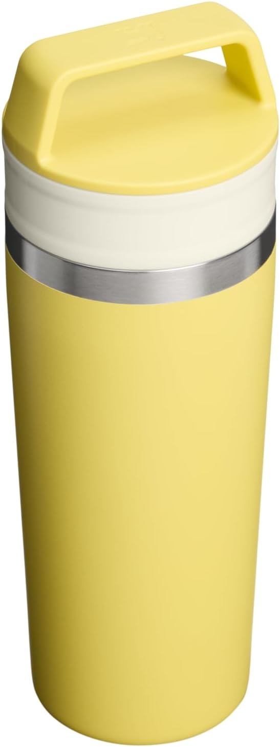image:imageSTANLEY Cafe To Go Travel Mug 20 oz Leakproof TwoPart Drink Through Lid Tumbler Cup for Coffee Tea and Drinks Insulated Stainless Steel Coffee Mug BPAFree DaffodilDaffodil