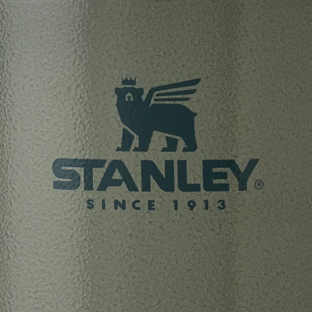 image:imageSTANLEY Classic StayHot French Press Coffee Maker 48 oz 5 Minute Brew 4 Hours Hot Mesh Filter for Coffee Grounds Insulated Stainless Steel French Press BPAFree Black 20Hammertone Green
