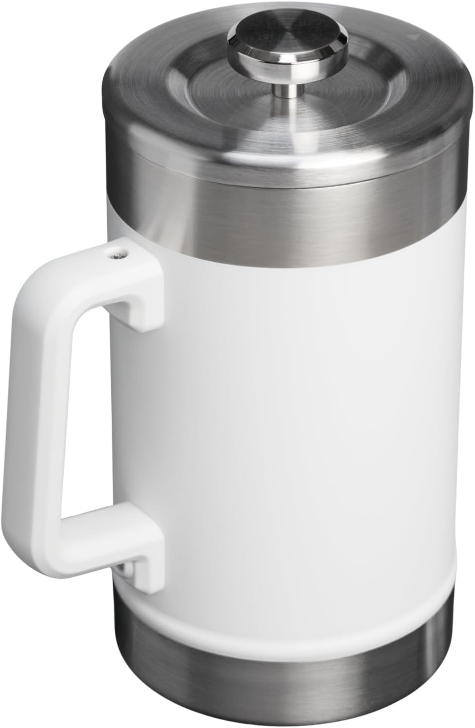 image:imageSTANLEY Classic StayHot French Press Coffee Maker 48 oz 5 Minute Brew 4 Hours Hot Mesh Filter for Coffee Grounds Insulated Stainless Steel French Press BPAFree Black 20Frost