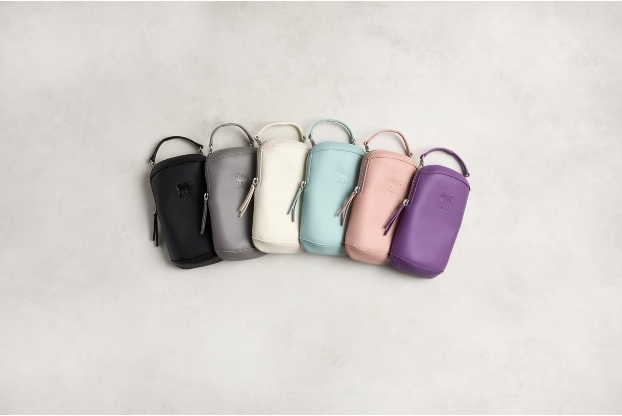 image:imageSTANLEY Cross Bottle Essentials Case Max Phone Wallet Keys Holder for Water Bottle Faux Leather Accessory PouchCream