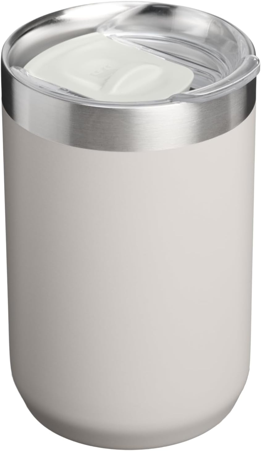 image:imageSTANLEY Everyday Camp Cup 12 oz Drink Through Lid Cup for Coffee Tea and Drinks Insulated Stainless Steel BPAFree Hammertone GreenAsh