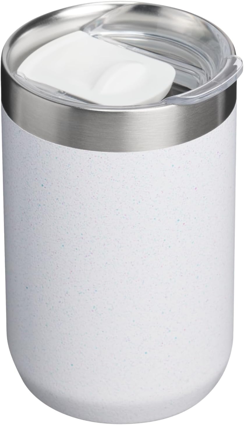 image:imageSTANLEY Everyday Camp Cup 12 oz Drink Through Lid Cup for Coffee Tea and Drinks Insulated Stainless Steel BPAFree Hammertone GreenFrost Sprinkle