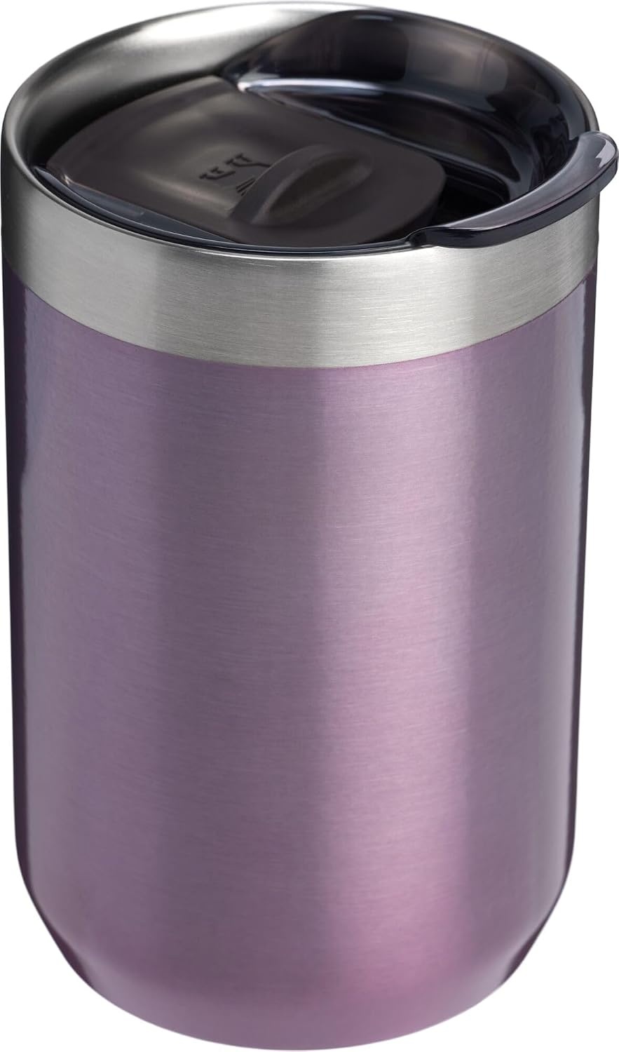 image:imageSTANLEY Everyday Camp Cup 12 oz Drink Through Lid Cup for Coffee Tea and Drinks Insulated Stainless Steel BPAFree Hammertone GreenWisteria Shine