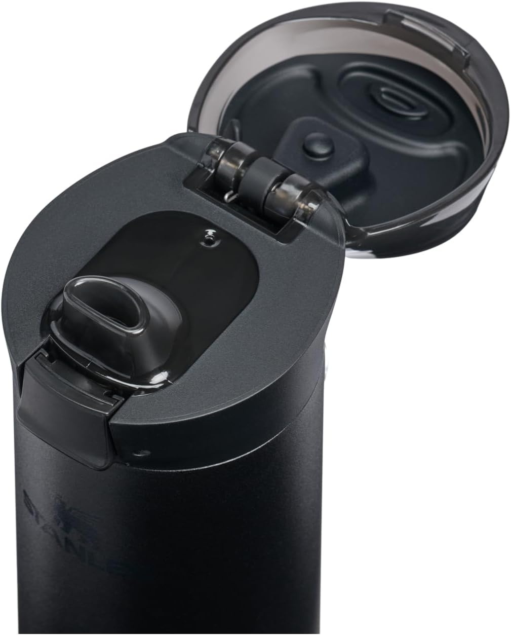 image:imageSTANLEY Flowstate Spring Bottle Leakproof Water Bottle with Carry Strap amp FlipTop Locking Lid Insulated Stainless Steel Fits Most Cup Holders BPAFree 20 oz AshBlack 20