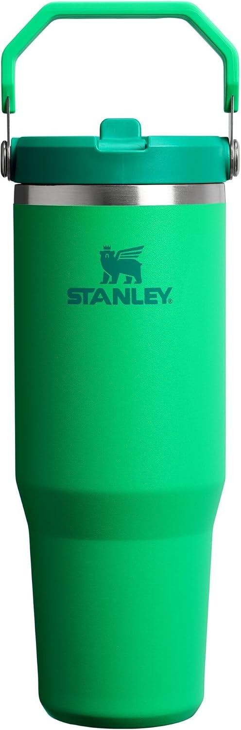 image:imageSTANLEY IceFlow 20 Flip Straw Tumbler 20 oz Pomelo Easy Carry Handle Twist On Lid and Flip Up Straw Leak Resistant Water Bottle Insulated Stainless Steel BPAFreeMeadow