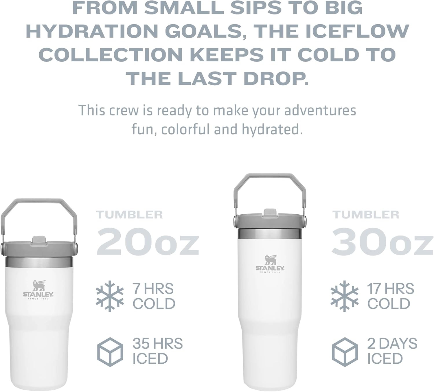 image:imageSTANLEY IceFlow 20 Flip Straw Tumbler 20 oz Pomelo Easy Carry Handle Twist On Lid and Flip Up Straw Leak Resistant Water Bottle Insulated Stainless Steel BPAFreeLavender
