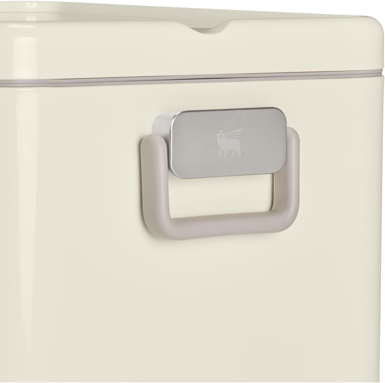 image:imageSTANLEY Lifted Spirits Stainless Steel Cooler Vacuum Insulated Hard Cooler Leakproof VaultSeal Latch Premium 188 Recycled Stainless Steel BPAFreeCream Gloss