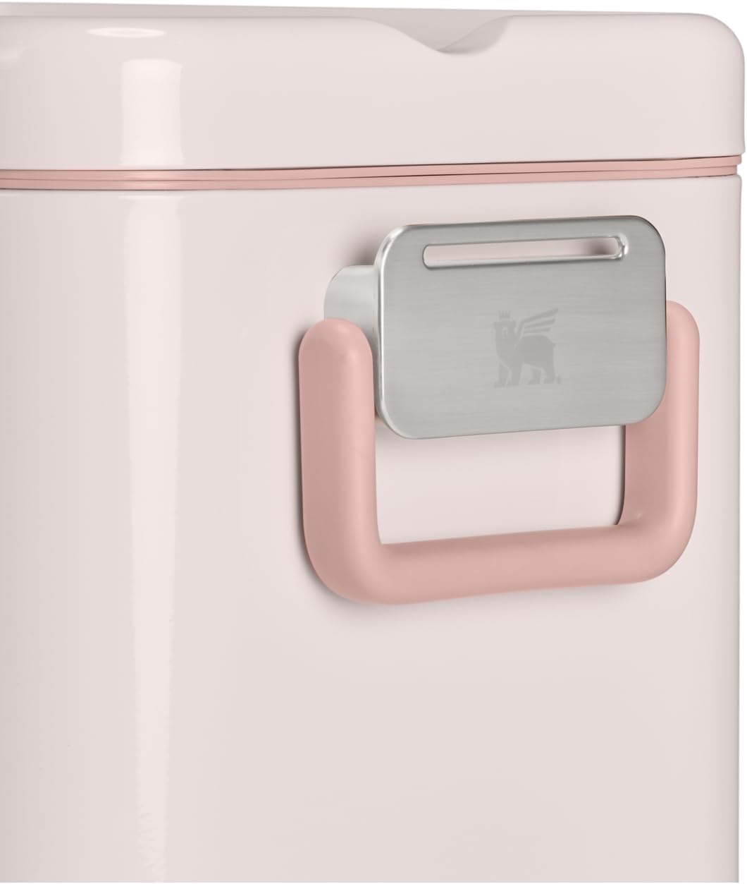 image:imageSTANLEY Lifted Spirits Stainless Steel Cooler Vacuum Insulated Hard Cooler Leakproof VaultSeal Latch Premium 188 Recycled Stainless Steel BPAFreeRose Quartz Gloss